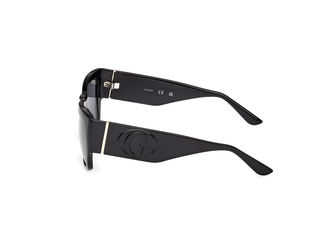 Sunglasses guess gu00252 01a negro square femenino size 54mm - Detailed view