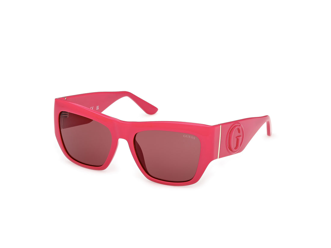 Sunglasses guess gu00252 72s rosa square femenino size 54mm - Main view