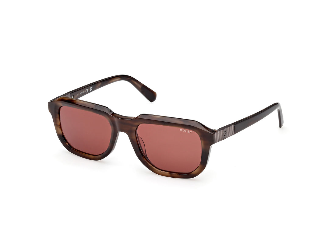 Occhiali da sole guess gu00278 50s marron rectangular masculino taglia 53mm - Vista principale