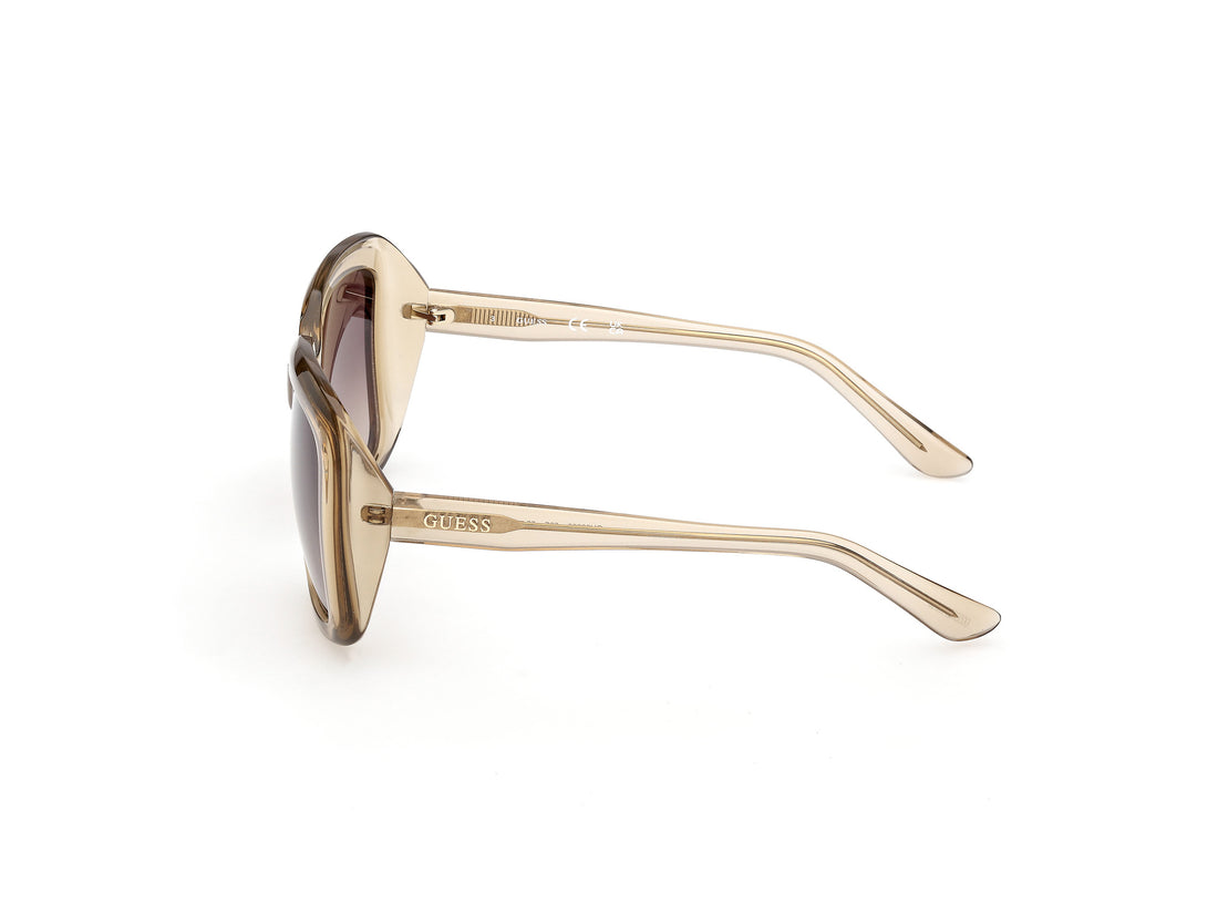 Occhiali da sole guess gu00288 59f beige square femenino taglia 55mm - Vista dettagliata