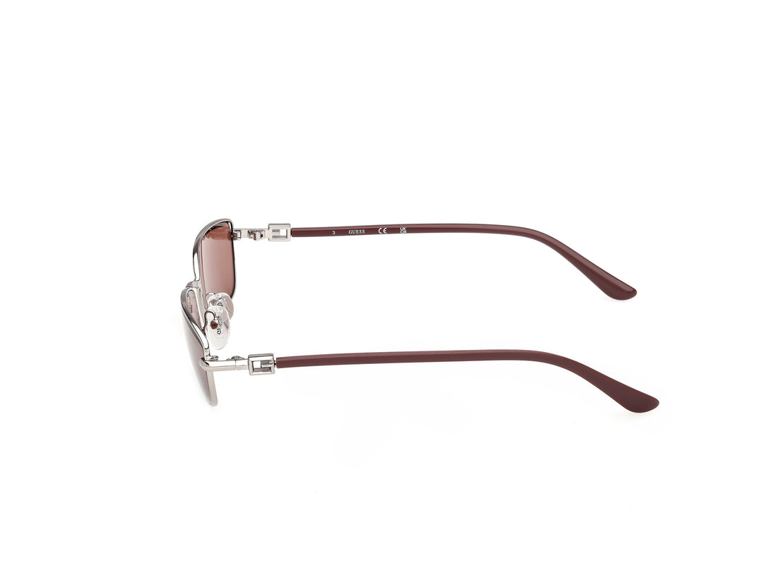 Occhiali da sole guess gu00290 08e plateado rectangular femenino taglia 55mm - Vista dettagliata