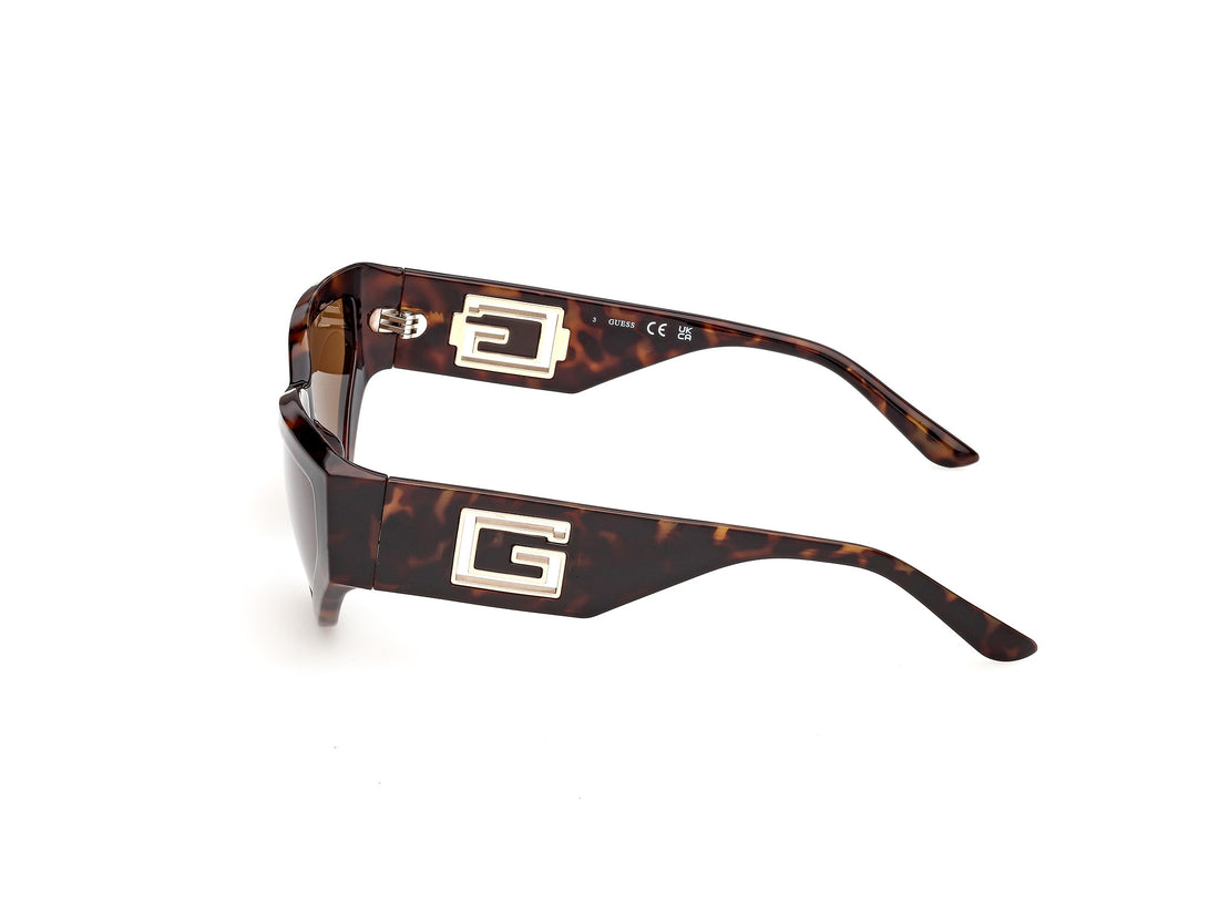 Occhiali da sole guess gu00292 52e havana cat eye femenino taglia 57mm - Vista dettagliata