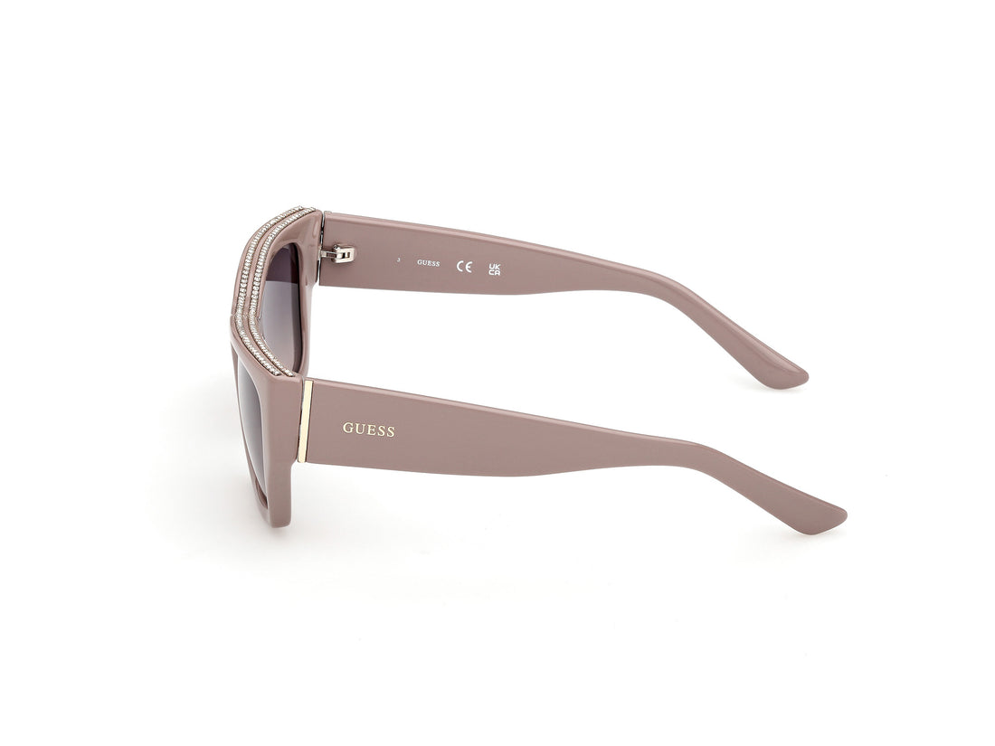 Occhiali da sole guess gu00293 57b beige rectangular femenino taglia 55mm - Vista dettagliata