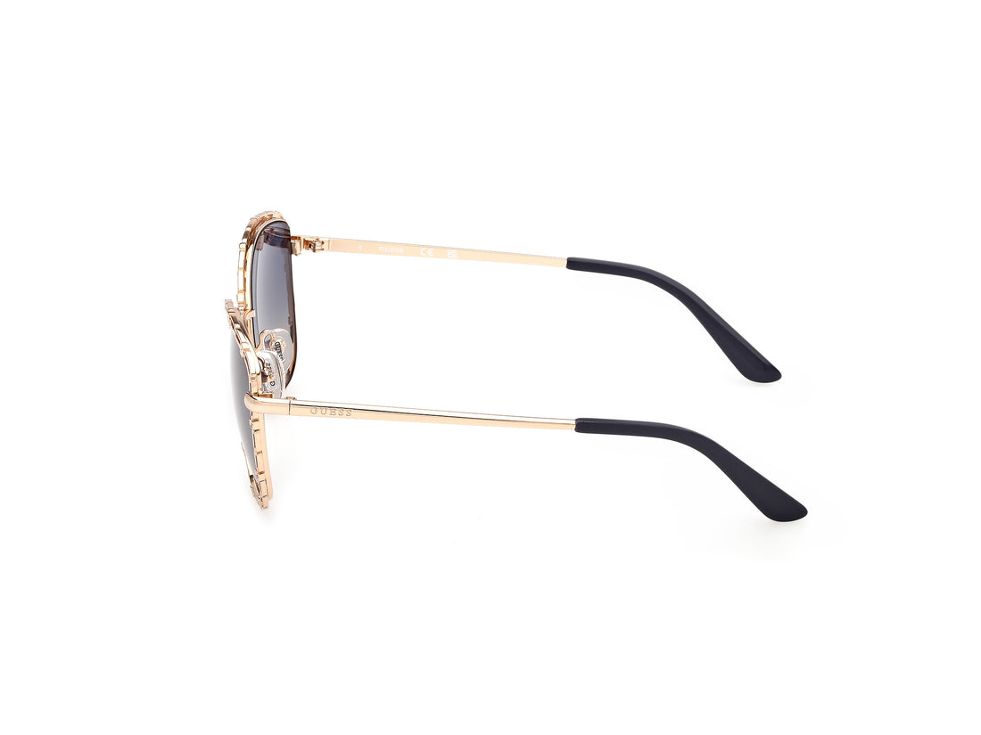 Óculos de sol guess gu00297 32w dorado round femenino tamanho 54mm - Vista de detalhe