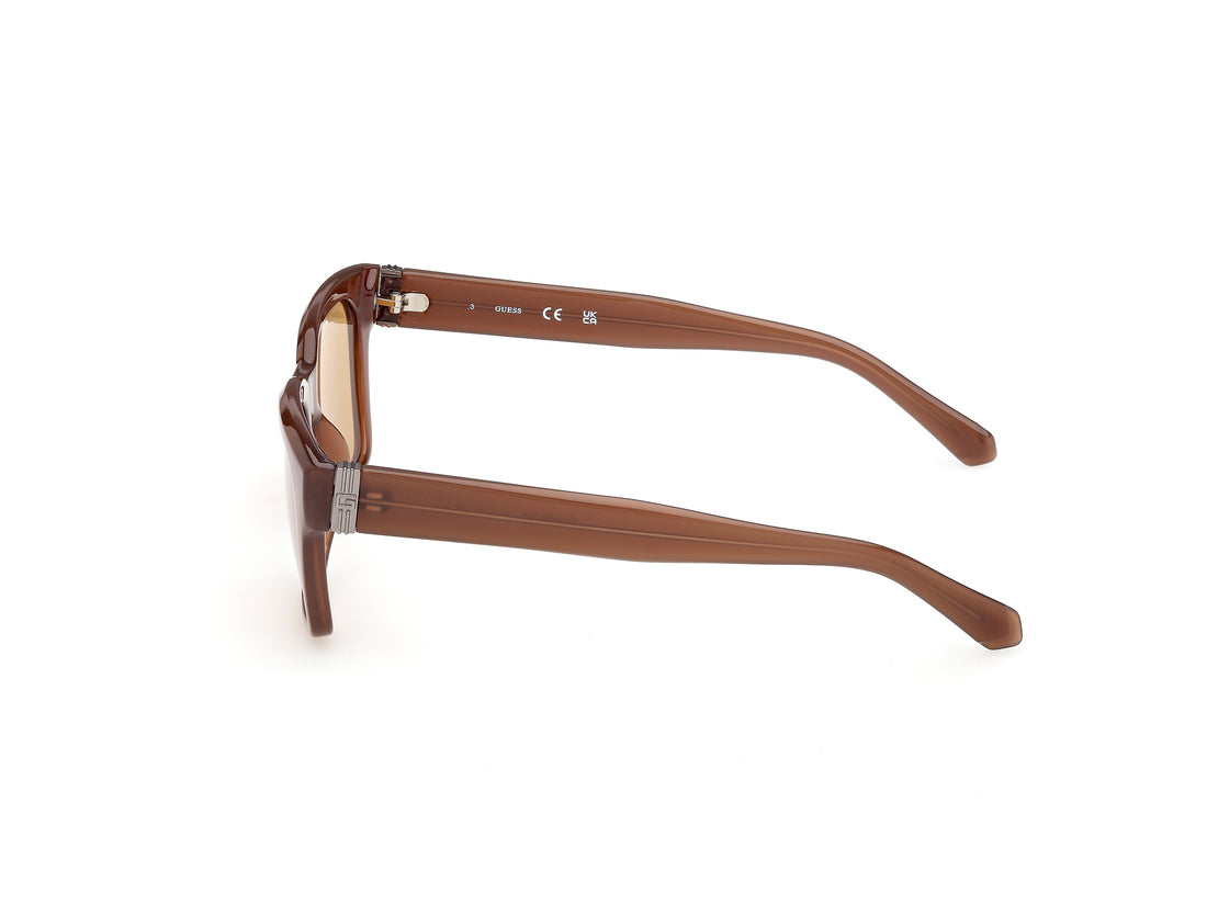 Occhiali da sole guess gu00299 50e marron square masculino taglia 54mm - Vista dettagliata