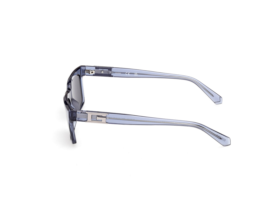 Occhiali da sole guess gu00300 90a azul rectangular masculino taglia 54mm - Vista dettagliata