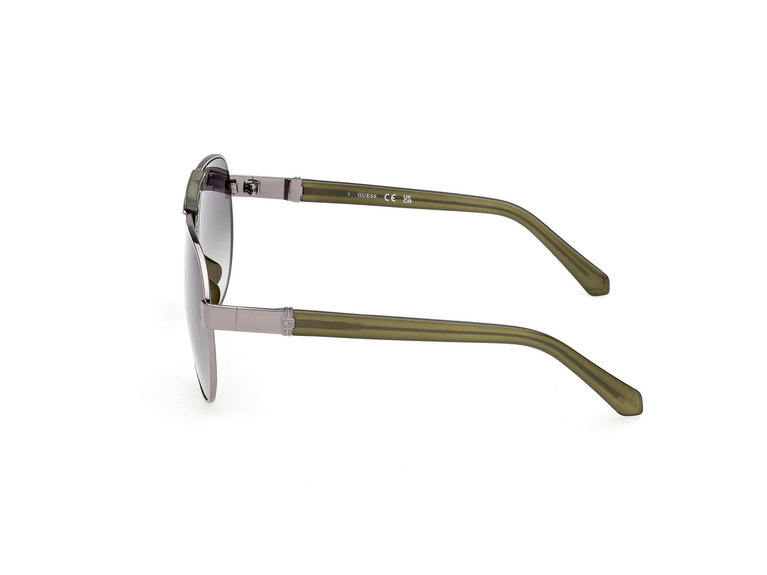 Occhiali da sole guess gu00304 08p plateado pilot masculino taglia 63mm - Vista dettagliata