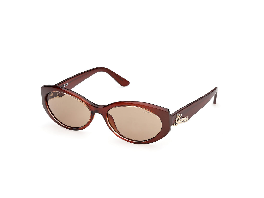 Óculos de sol guess gu00307 50e marron oval femenino tamanho 56mm - Vista principal