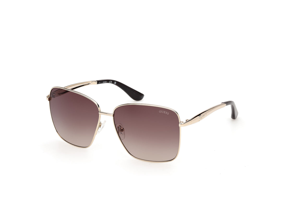 Óculos de sol guess gu00308 32f dorado square femenino tamanho 60mm - Vista principal