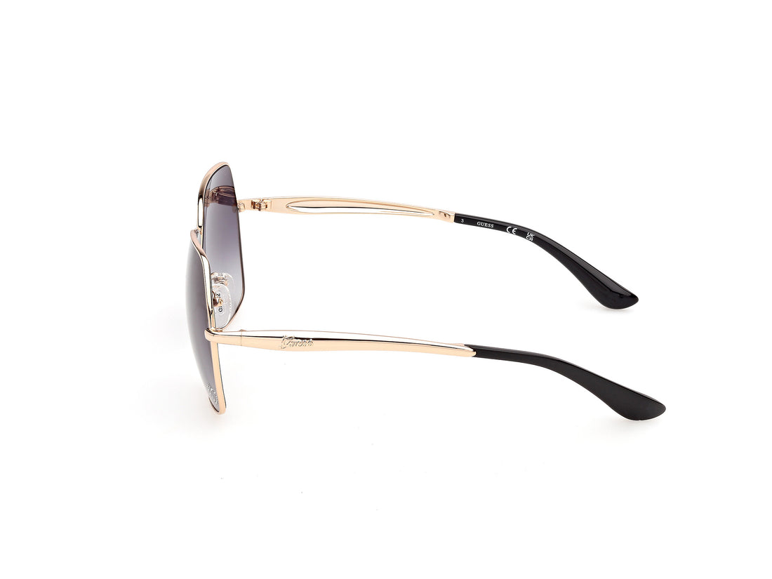 Óculos de sol guess gu00309 32b dorado butterfly femenino tamanho 60mm - Vista de detalhe