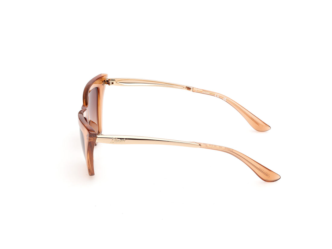 Óculos de sol guess gu00310 44f naranja cat eye femenino tamanho 53mm - Vista de detalhe