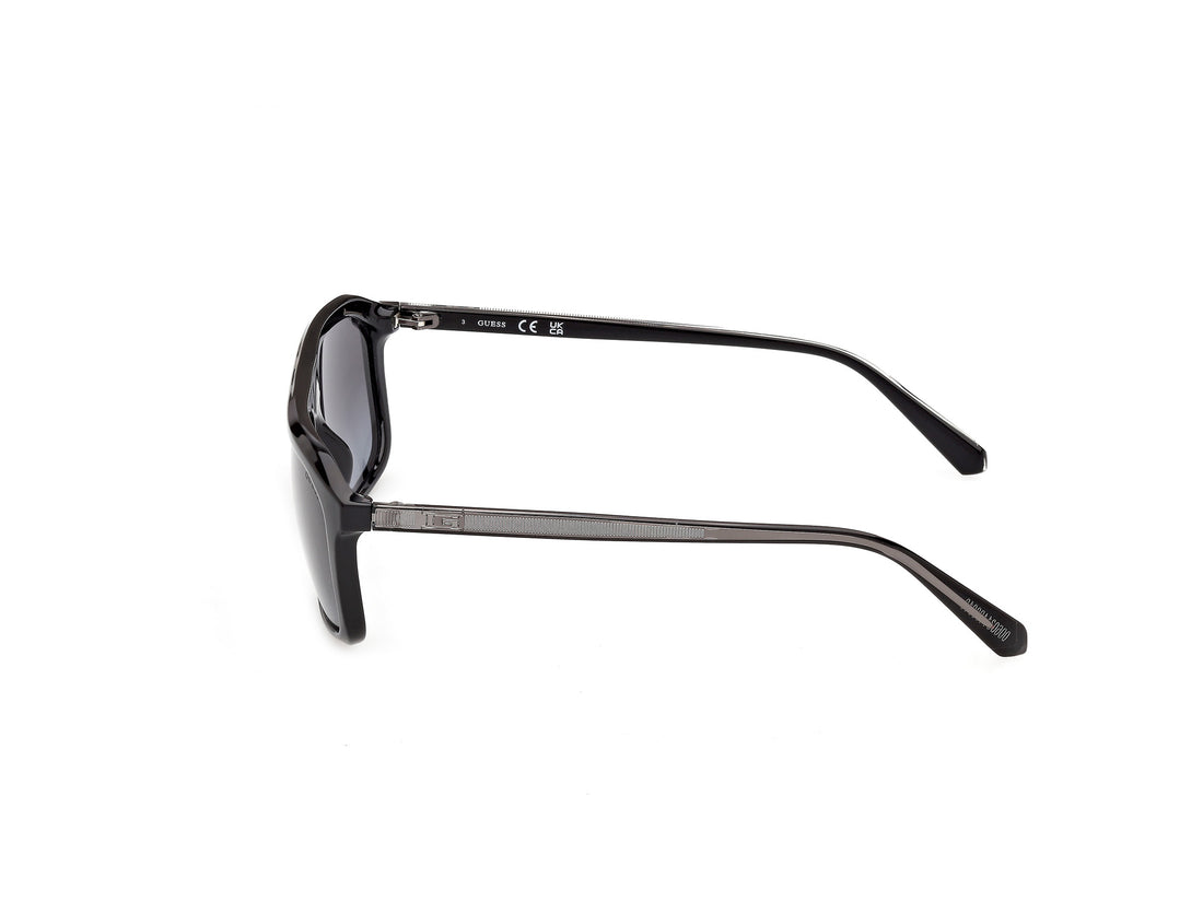 Lunettes de soleil guess gu00311 01b negro rectangular masculino taille 57mm - Vue détaillée
