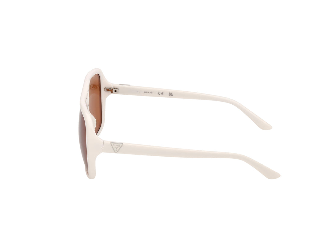 Solbriller guess gu00351 21e blanco pilot femenino størrelse 60mm - Detaljeret visning