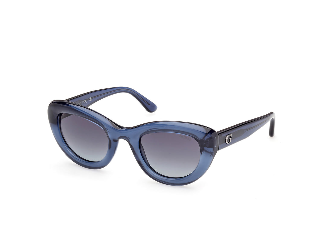 Solbriller guess gu00352 90w azul cat eye femenino størrelse 50mm - Hovedvisning