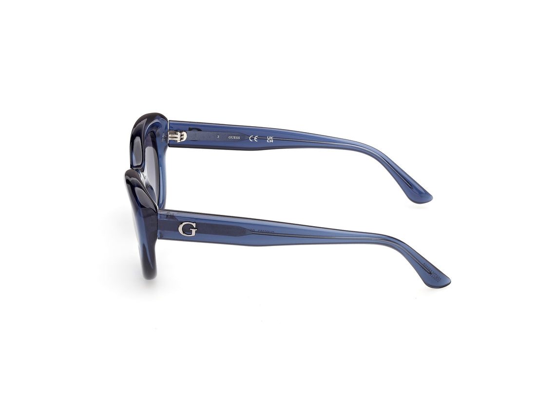 Solbriller guess gu00352 90w azul cat eye femenino størrelse 50mm - Detaljeret visning