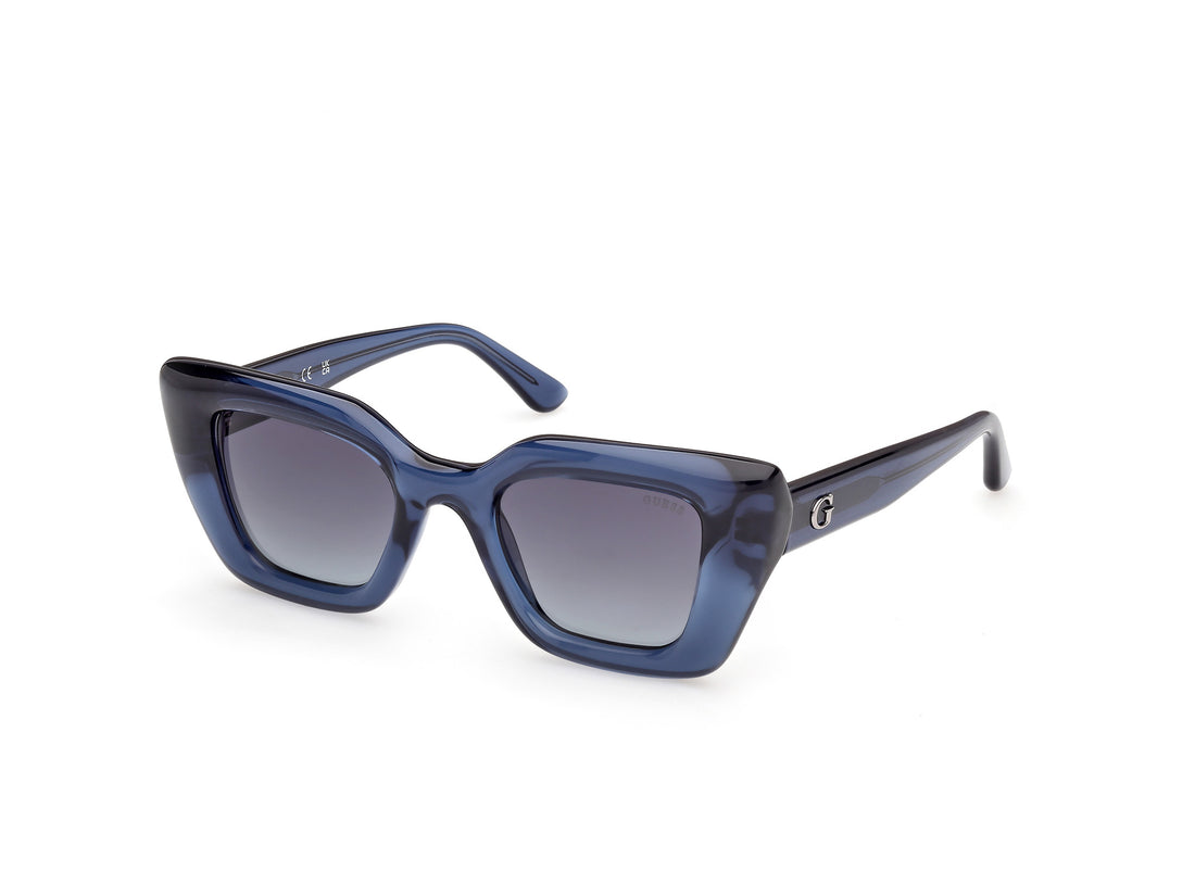 Solbriller guess gu00353 90w azul square femenino størrelse 48mm - Hovedvisning