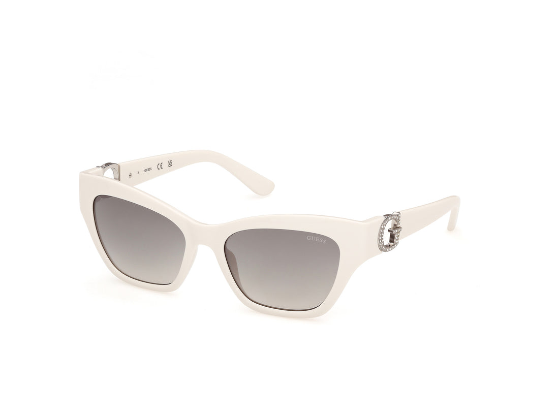 Solbriller guess gu00360 21p blanco square femenino størrelse 55mm - Hovedvisning