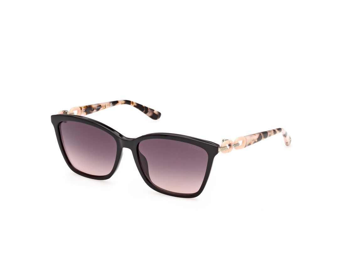 Solbriller guess gu00361 01b negro rectangular femenino størrelse 56mm - Hovedvisning