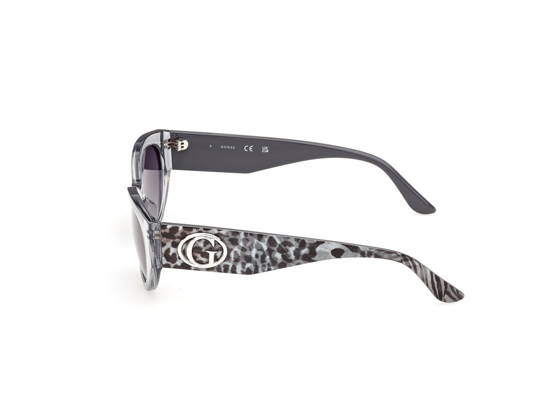 Solbriller guess gu00362 20b gris oval femenino størrelse 54mm - Detaljeret visning