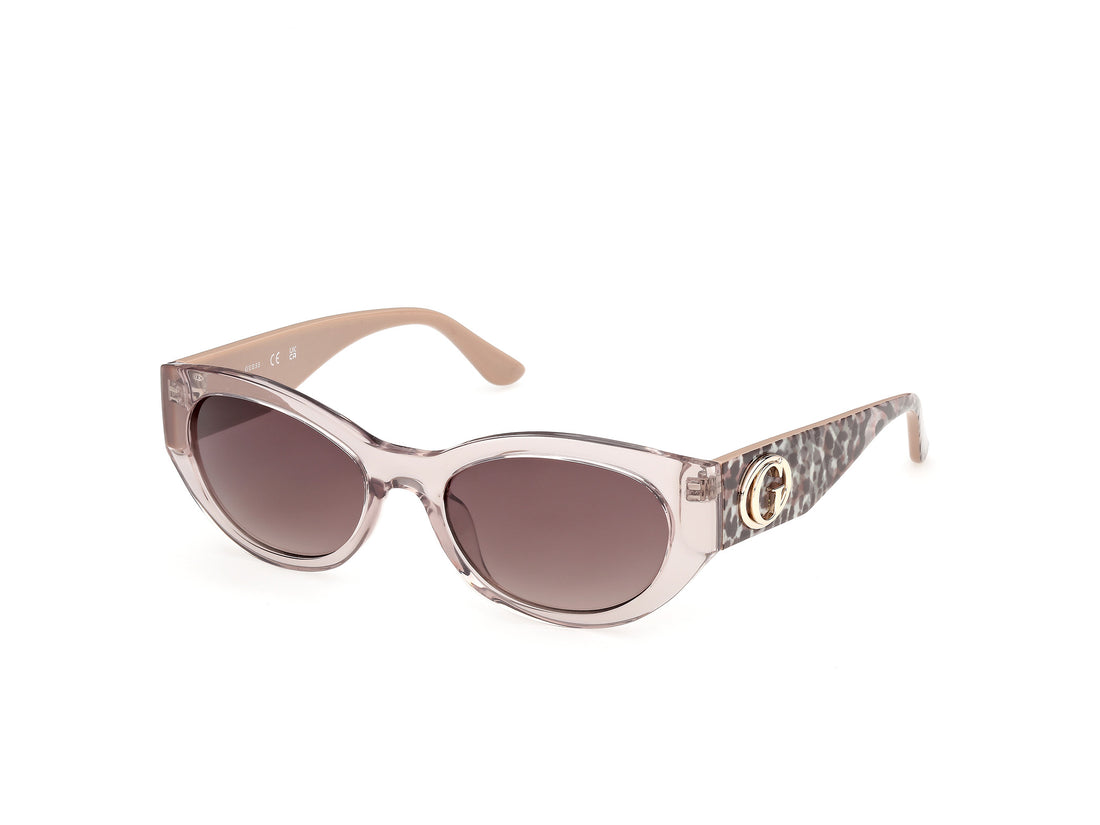 Solbriller guess gu00362 57f beige oval femenino størrelse 54mm - Hovedvisning