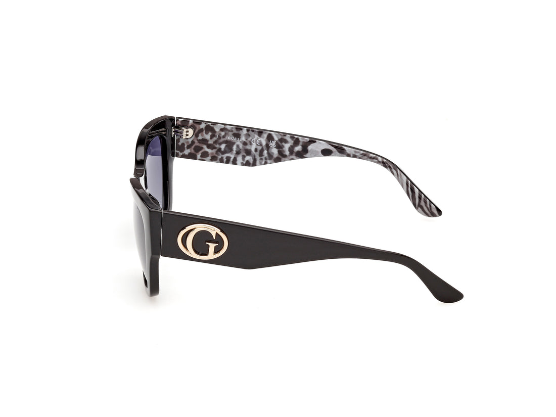 Solbriller guess gu00363 01d negro square femenino størrelse 55mm - Detaljeret visning