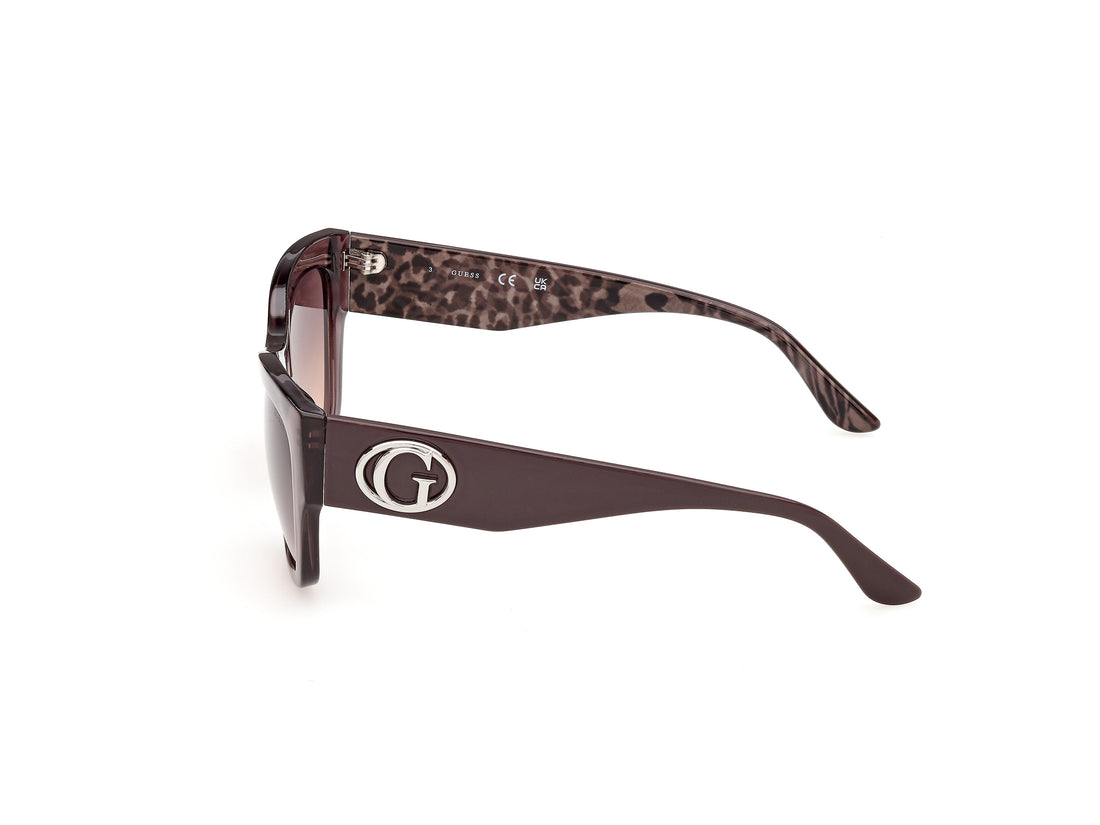 Solbriller guess gu00363 48f marron square femenino størrelse 55mm - Detaljeret visning