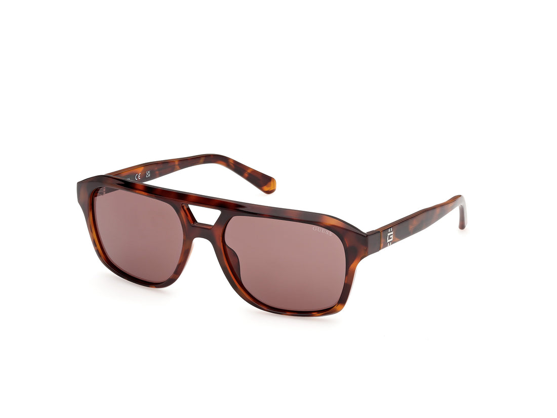 Solbriller guess gu00364 52e havana pilot masculino størrelse 58mm - Hovedvisning