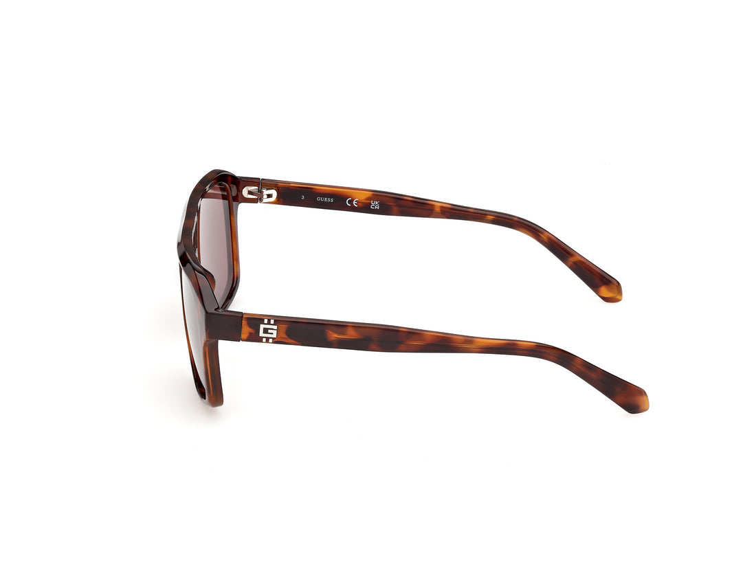 Solbriller guess gu00364 52e havana pilot masculino størrelse 58mm - Detaljeret visning