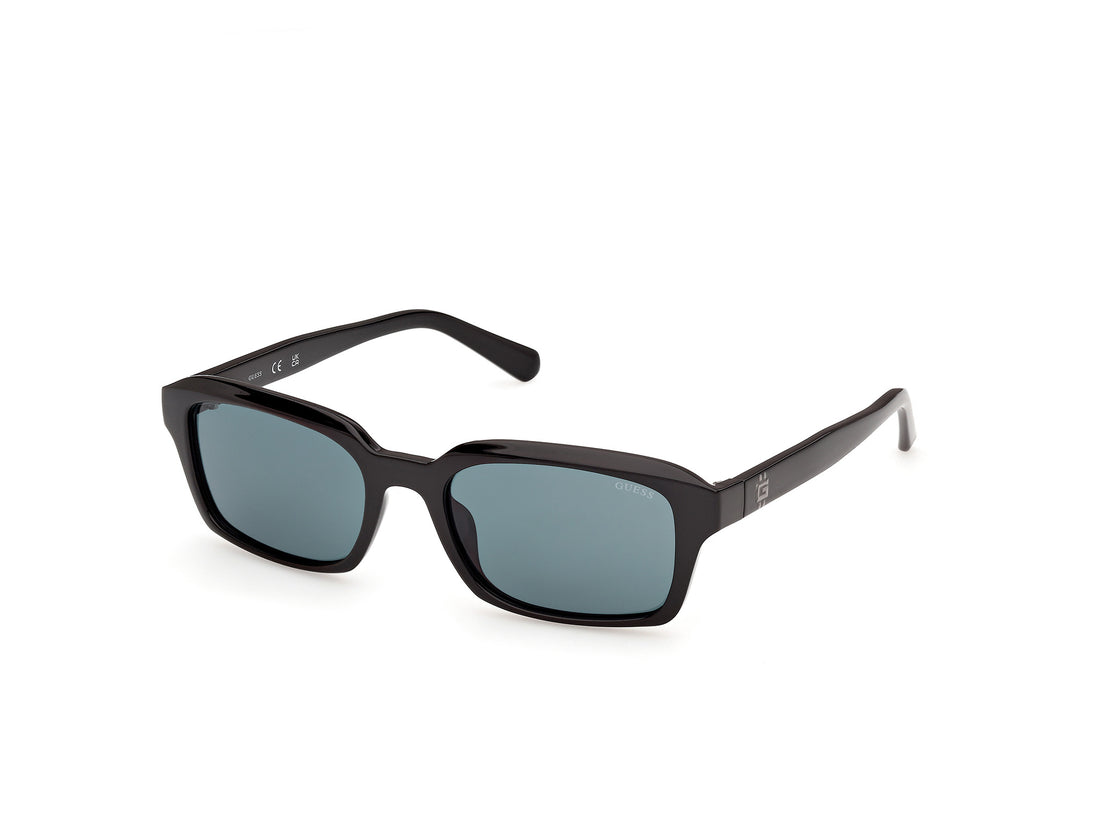 Solbriller guess gu00365 01v negro rectangular masculino størrelse 55mm - Hovedvisning