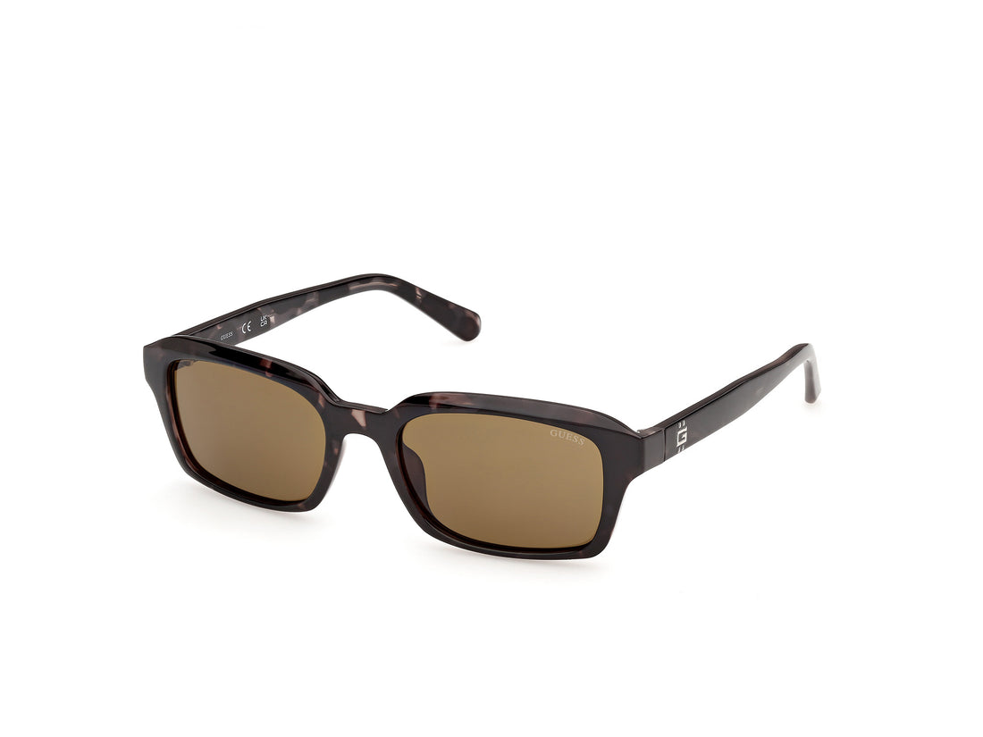 Solbriller guess gu00365 20e gris rectangular masculino størrelse 55mm - Hovedvisning
