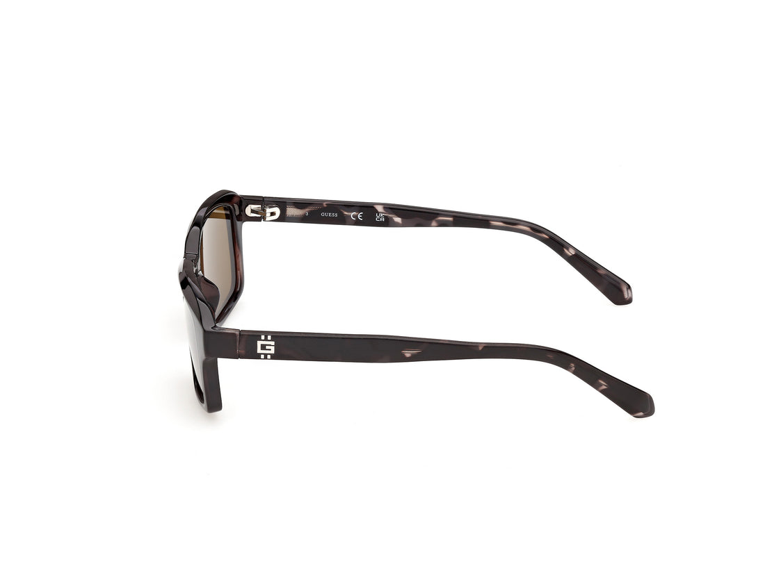 Solbriller guess gu00365 20e gris rectangular masculino størrelse 55mm - Detaljeret visning