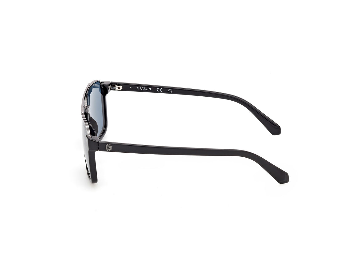 Solbriller guess gu00366 01v negro navigator masculino størrelse 57mm - Detaljeret visning