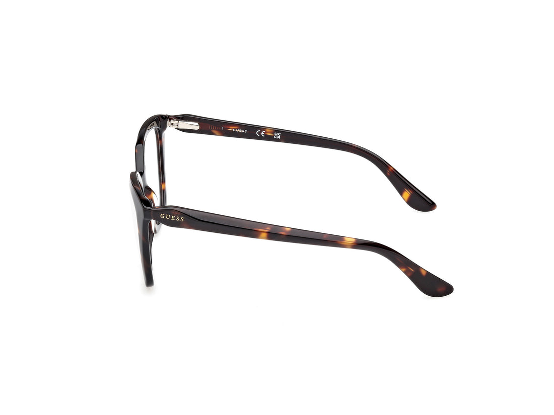 Brillen guess gu2965 052 havana cat eye femenino größe 55mm - Detailansicht