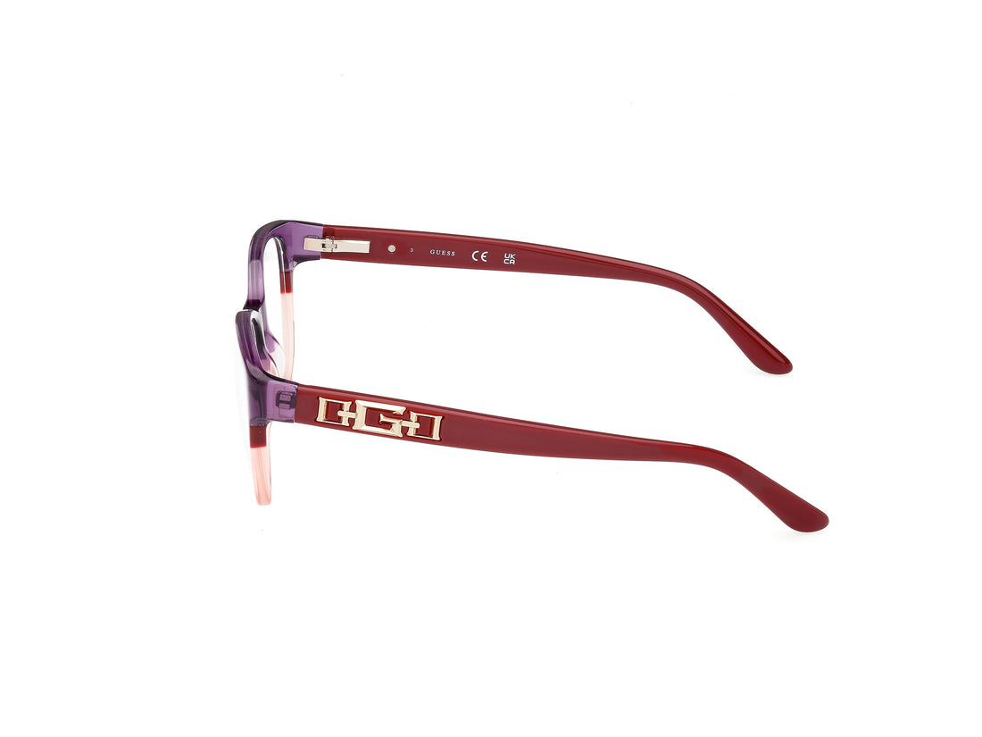 Occhiali da vista guess gu2980 071 burdeos round femenino taglia 50mm - Vista dettagliata