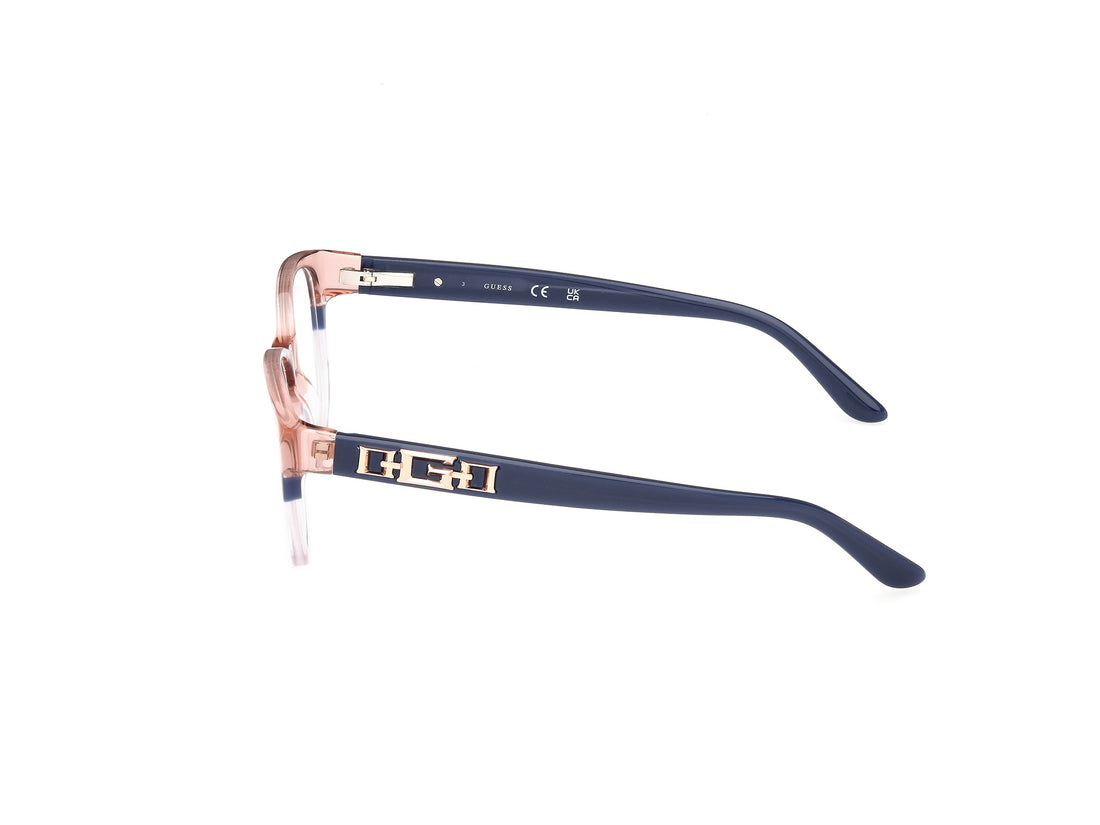 Occhiali da vista guess gu2980 092 azul round femenino taglia 50mm - Vista dettagliata