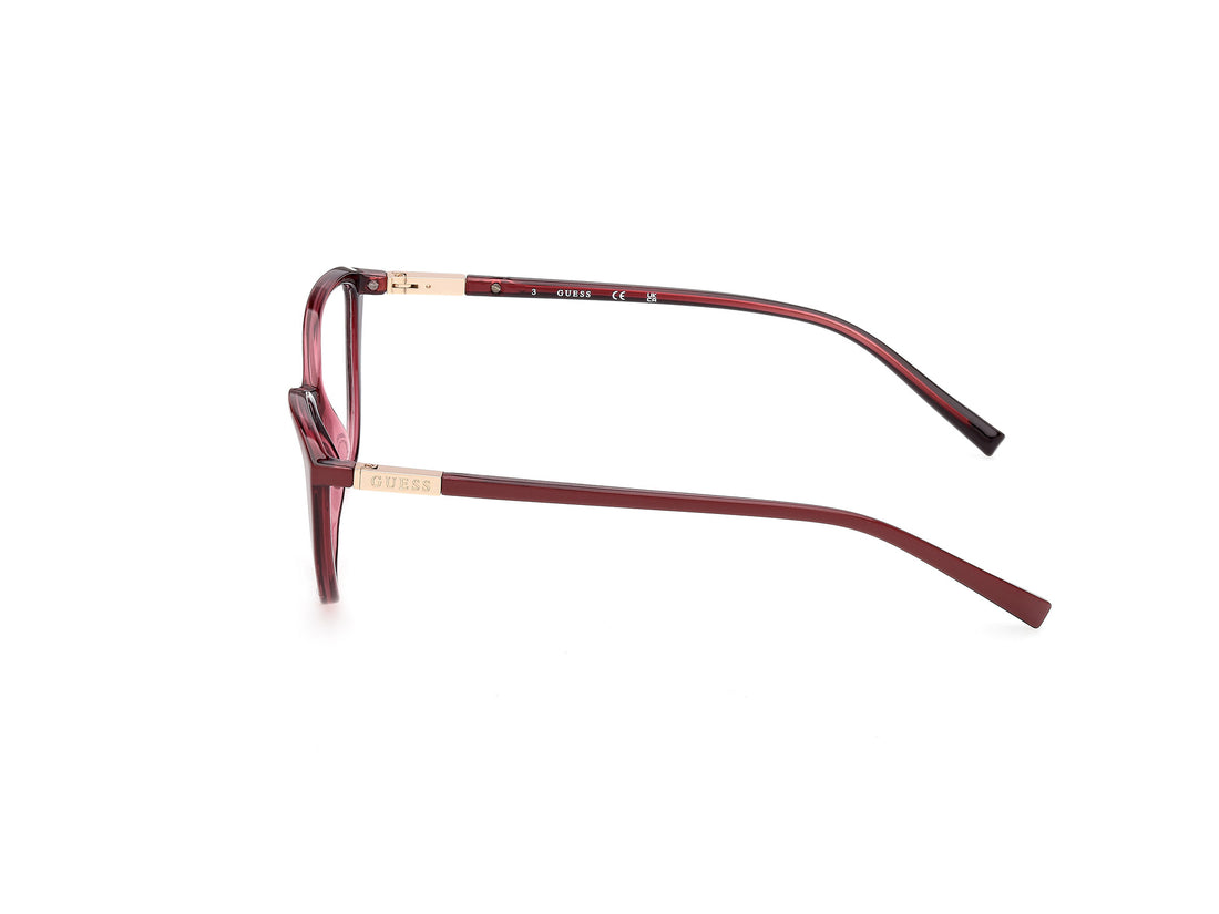 Prescription glasses guess gu3044 071 cat eye unisex size 54mm - Detailed view