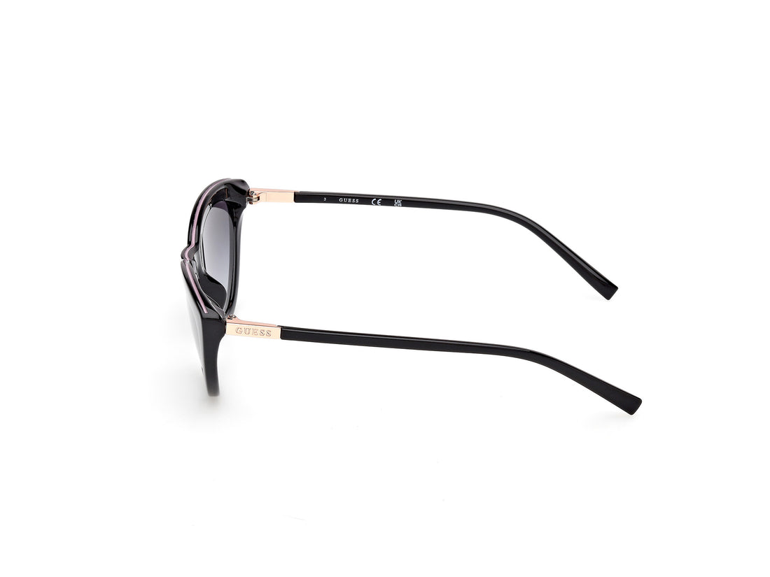 Óculos de sol guess gu3053 01b cat eye unisex tamanho 55mm - Vista de detalhe