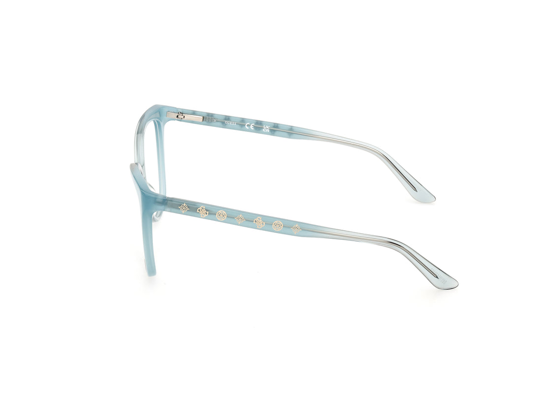 Brillen guess gu50114 089 azul femenino größe 55mm - Detailansicht