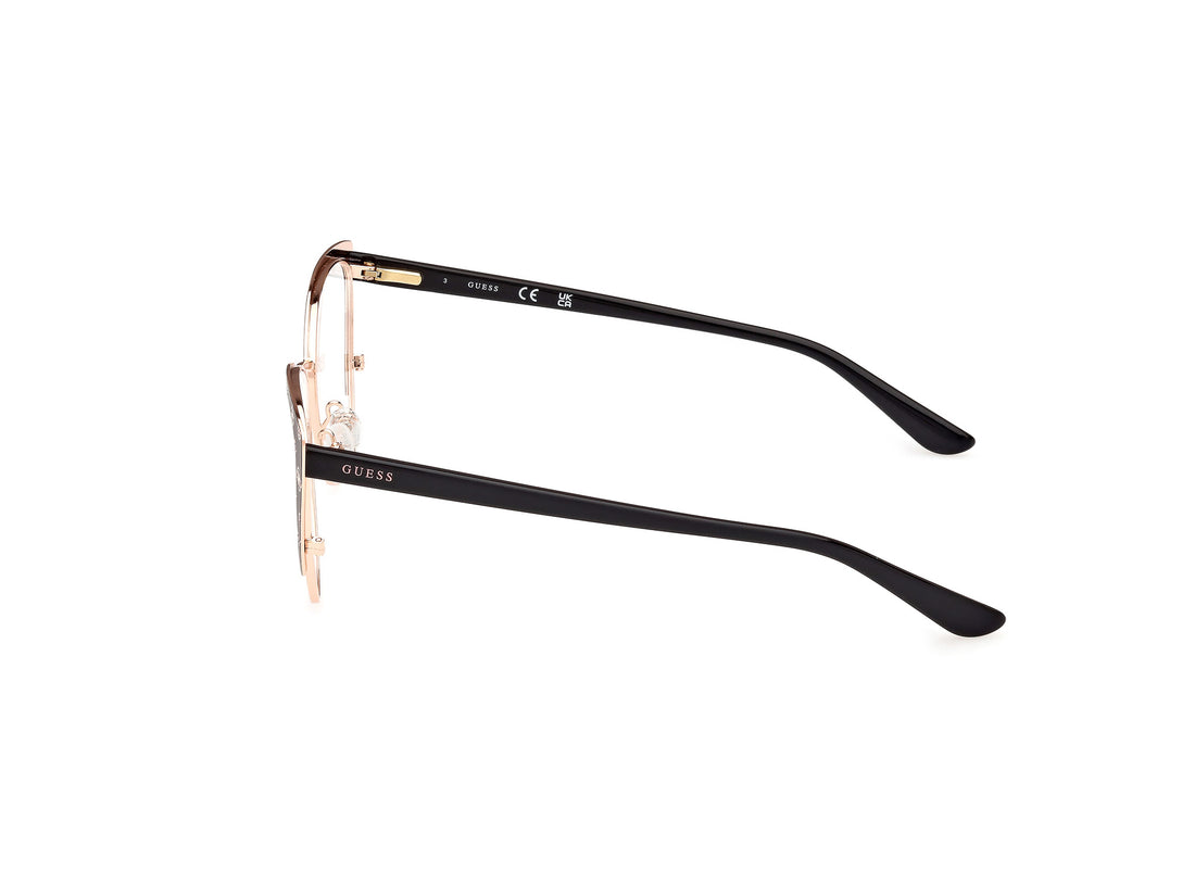 Brillen guess gu50121 005 negro femenino größe 55mm - Detailansicht