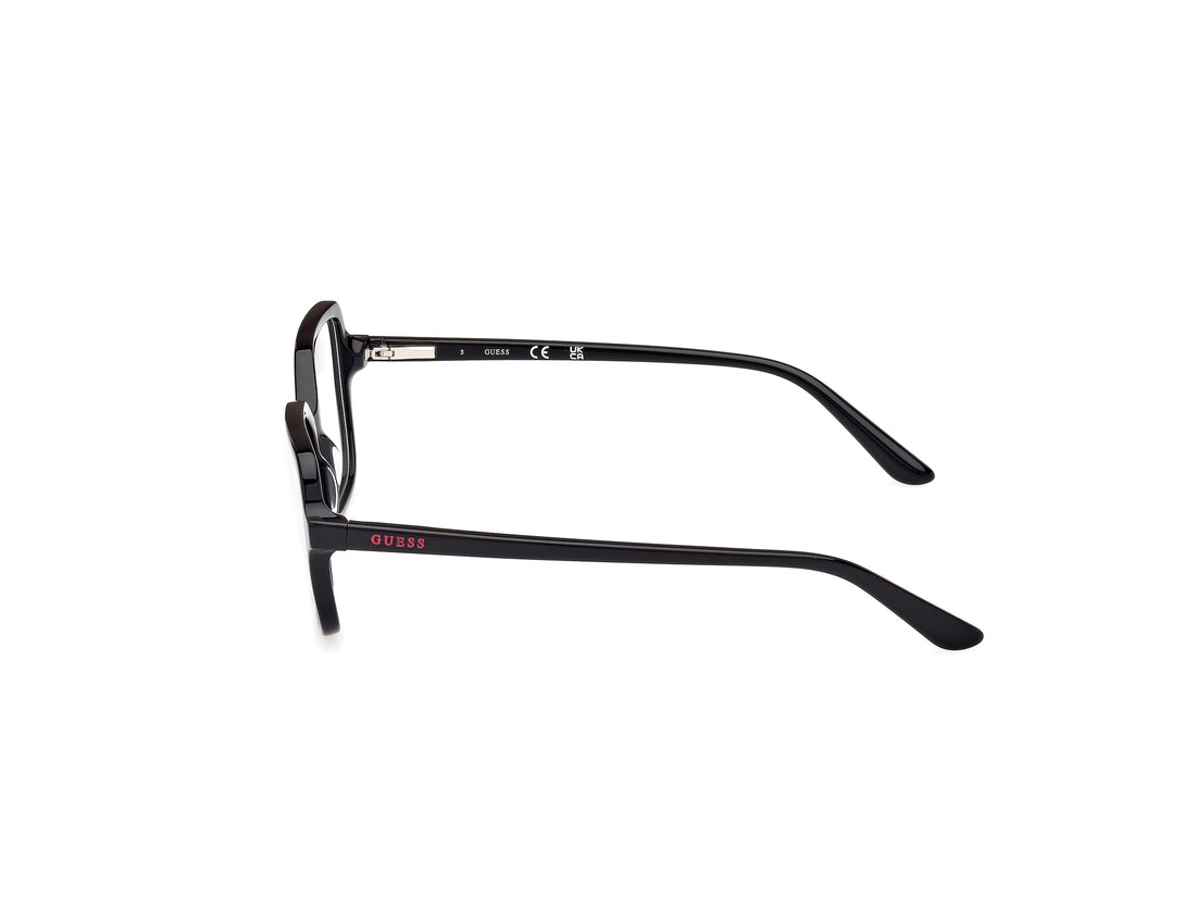 Lunettes de vue guess gu50164 001 unisex taille 51mm - Vue détaillée