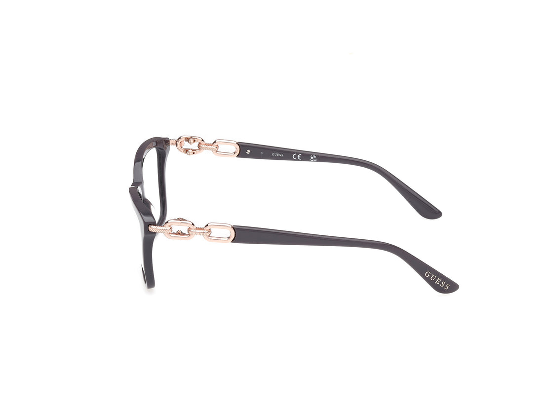 Brillen guess gu50181 020 square femenino größe 52mm - Detailansicht