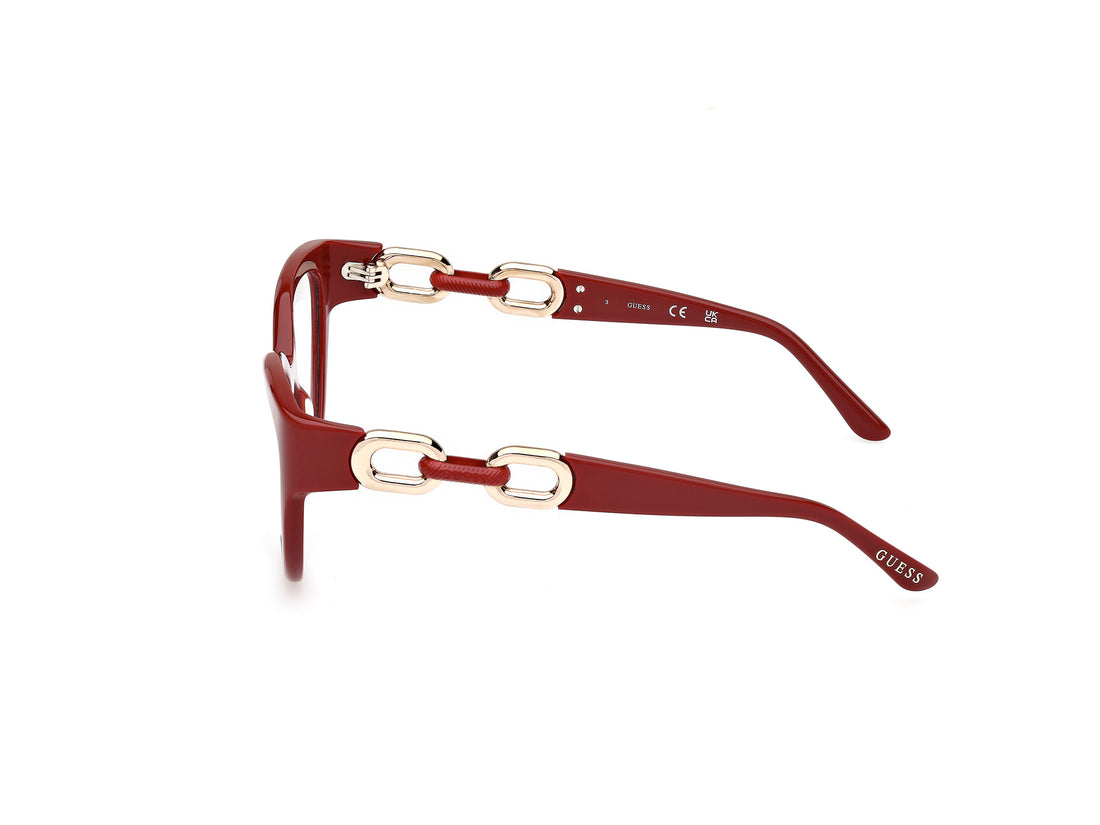 Lunettes de vue guess gu50182 066 unisex taille 55mm - Vue détaillée