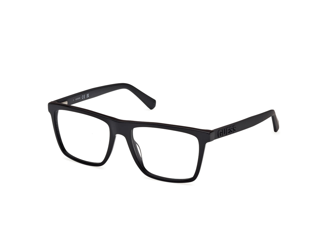 Brillen guess gu50186 001 rectangular masculino größe 55mm - Hauptansicht