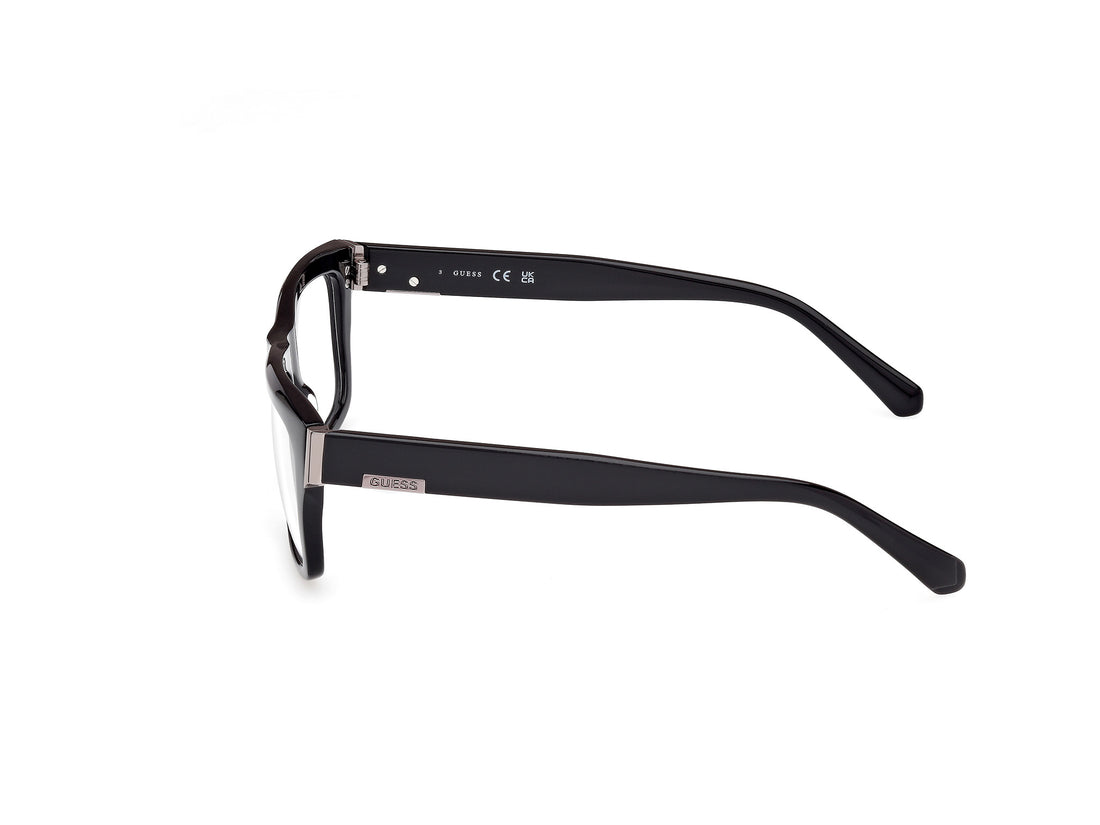 Brillen guess gu50189 001 rectangular masculino größe 55mm - Detailansicht