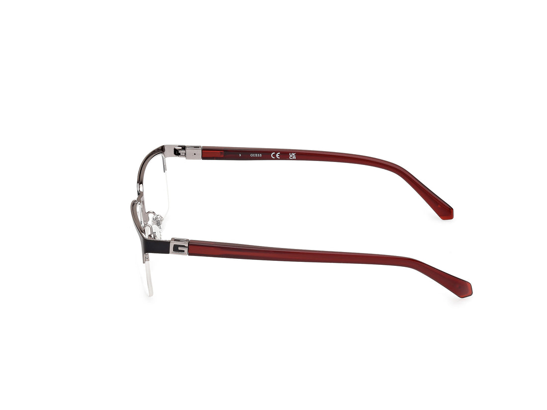 Brillen guess gu50191 002 rectangular masculino größe 56mm - Detailansicht