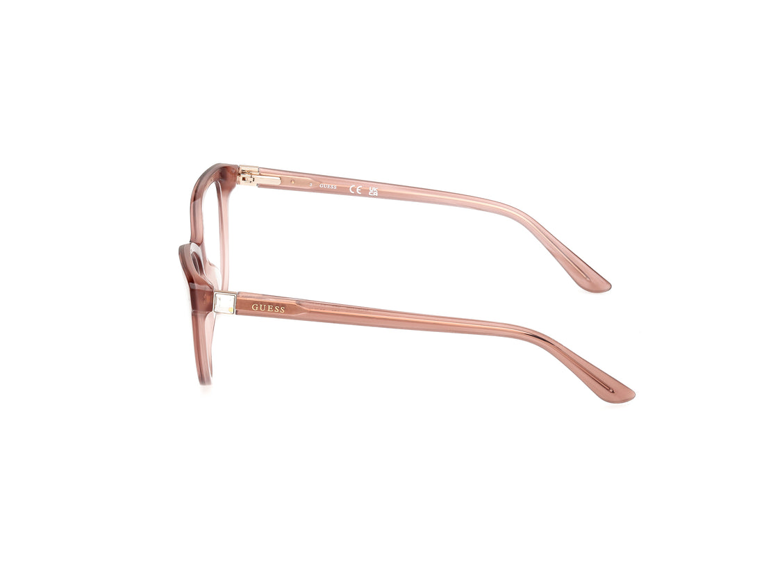 Brillen guess gu50195 059 beige cat eye femenino größe 53mm - Detailansicht
