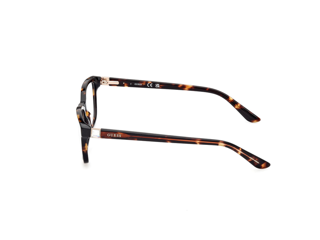 Brillen guess gu50196 052 havana rectangular femenino größe 52mm - Detailansicht