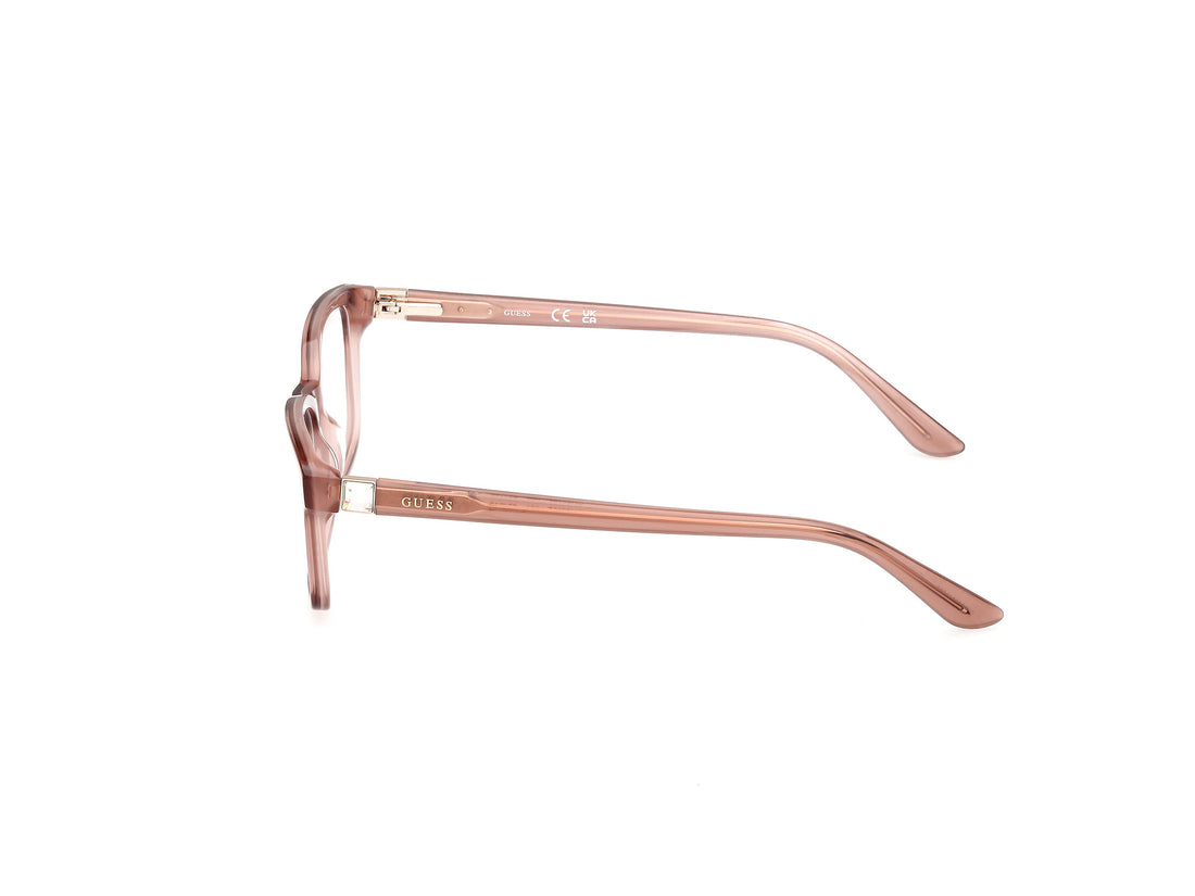 Brillen guess gu50196 059 beige rectangular femenino größe 52mm - Detailansicht