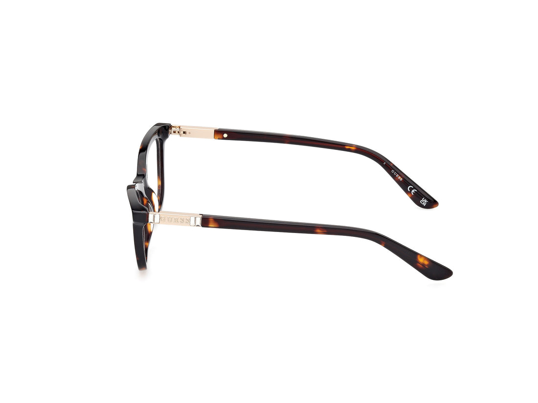 Brillen guess gu50198 052 havana rectangular femenino größe 52mm - Detailansicht