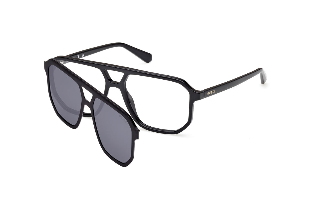 Occhiali da vista guess gu50219 001 negro navigator masculino taglia 56mm - Vista principale